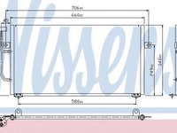 Condensator, climatizare VOLVO V40 Combi (VW) (1995 - 2004) NISSENS 94306 piesa NOUA