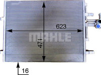 Condensator, climatizare VOLVO V60 I (155, 157) MAHLE AC 775 000S