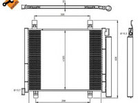 Condensator, climatizare VW LOAD UP (US) (2014 - 2020) NRF 350045