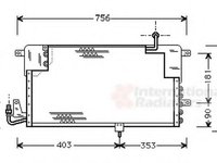 Condensator, climatizare VW PASSAT (3A2, 35I), VW PASSAT Variant (3A5, 35I) - VAN WEZEL 58005141