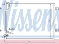 Condensator, climatizare VW PASSAT CC (357) (2008 - 2012) NISSENS 94831 piesa NOUA