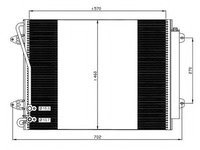 Condensator, climatizare VW PASSAT Variant (365) (2010 - 2014) NRF 35613