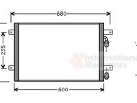 Condensator, climatizare VW SHARAN (7M8, 7M9, 7M6), FORD GALAXY (WGR), SEAT ALHAMBRA (7V8, 7V9) - VAN WEZEL 58005153