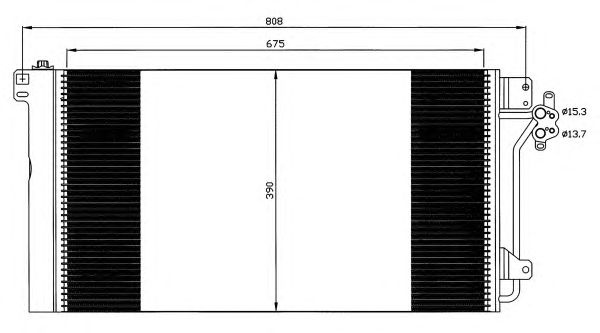 Condensator climatizare VW T5 1,9/2,5TDI - Cod intern: W20139644 - LIVRARE DIN STOC in 24 ore!!!