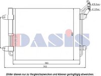 Condensator, climatizare VW TIGUAN (5N_) - AKS DASIS 042015N