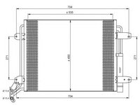 Condensator, climatizare VW TIGUAN (US) (2016 - 2020) NRF 35848