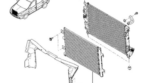 Condensator DACIA LOGAN, SANDERO, DUSTER
