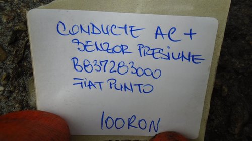 Conducta ac +senzor presiune fiat punto cod b837283000