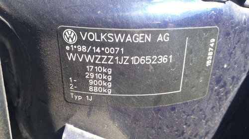 Conducta AC Volkswagen Golf 4 2001 hatchback 1.6 16V,105 CP