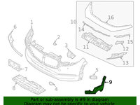 Conducta aer plastic interior inferioara laterala MAZDA CX30 dupa 2019