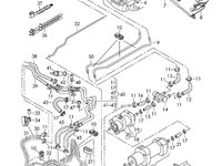 Conducta combustibil Audi A4 B8 2.0 TDI CAG 103 KW OEM 8K0201227C