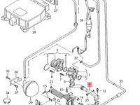 Conducta gaze EGR Audi A3 (8P) Hatchback 2009 2.0 TDI OEM 03G131521A