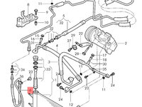 Conducta inalta presiune AC Skoda Fabia (6Y2) Hatchback 2006 1.4 TDI SKODA FABIA (6Y2) [ 1999 - 2008 ] OEM 6Q0820741A