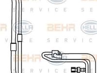 Conducta inalta presiune aer conditionat FORD TRANSIT caroserie FA HELLA 9GS 351 337-651