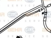 Conducta inalta presiune clima PEUGEOT 406 8B HELLA 9GS351337341 PieseDeTop