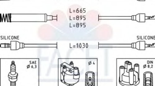 Conductori cabluri 4 8555 FACET pentru Opel V