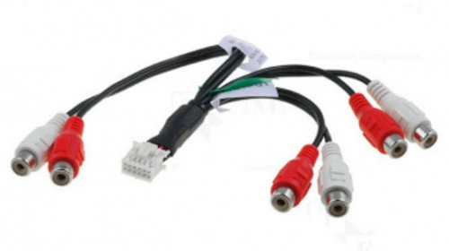 Conector radio AUX Pioneer RCA 12 pini, aux f