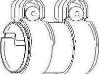 Conector teava sistem de esapament VW TOURAN 1T1 1T2 TOPRAN 113 336