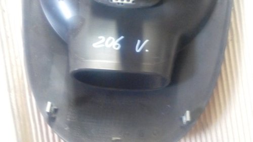 Consola centrala bord cu buton avarie Peugeot 206,cod 9624233377