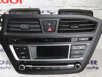 Consola centrala bord cu radio cd Hyundai I20 din 2015 cod 96170c8000sdh