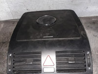 Consola Centrala Cu Grile Ventilatie VW Touran, negru, volan stanga, 2.0BKD