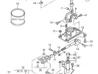 Contragreutate timonerie cutie viteze Volkswagen Golf 1J 1.9 SDI 50 kw 2002 2003 OEM 1J0711183C