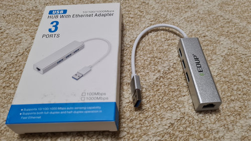 Convertizor USB to LAN network , adaptor AUTE