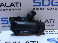 Corp Carcasa Distribuitor Termostat Apa BMW Seria 5 E60 E61 530 3.0 D 2006 – 2010 Cod 2247744 11122247744