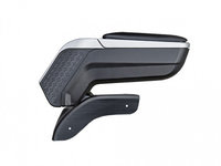 Cotiera ArmCik S4 pentru Ford Focus 2 , Focus 2 facelift 2004-2010, rabatabila cu capac culisabil, Gri