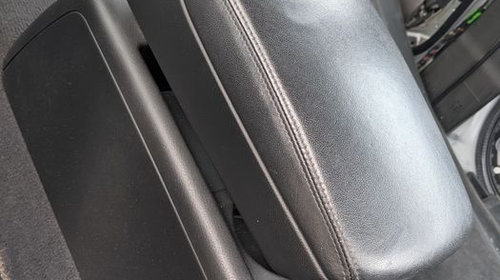 Cotiera Audi A6 C6 piele neagra maro consola centrala