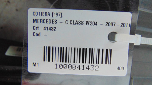 Cotiera Mercedes C Class din 2008 W204