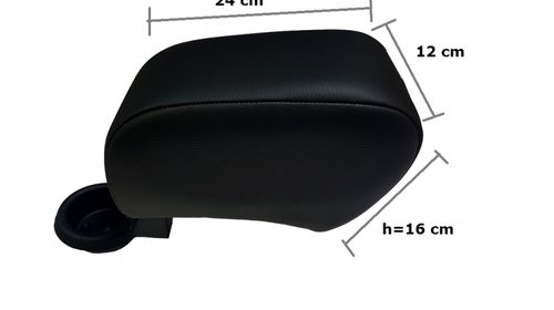 Cotiera Mini 1 I (2001-2006) - Cotiera auto Luxury EC - negru piele ecologica