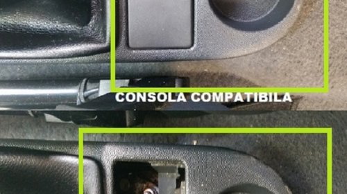 Cotiera Opel Combo (2001-2011) - Cotiera auto pro.tec - negru piele ecologica