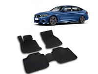 Covoare / Covorase / Presuri cauciuc stil tip tavita BMW Seria 3 F34 GT 2011-2019 (5 bucati) (86535) - SEINTEX
