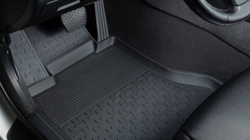 Covoare / Covorase / Presuri cauciuc stil tip tavita VW Golf VIII 2019-prezent (5 bucati) (84026) - SEINTEX