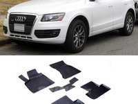 Covoare / Covorase / Presuri cauciuc stil tip tavita AUDI Q5 I 2008-2017 (5 bucati) (85514) - SEINTEX