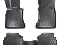 Covoare / Presuri cauciuc stil tip tavita BMW Seria 5 F10 / F11 2010-2013 Pre-Facelift (5 bucati) (CNX 74445)