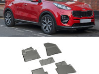 Covoare / Presuri cauciuc stil tip tavita KIA Sportage IV 2015-2021 (5 bucati) (87192) - SEINTEX