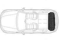 Covor portbagaj tavita Audi A3 8V sportback 2012-> cu roata de rezerva AL-151116-19