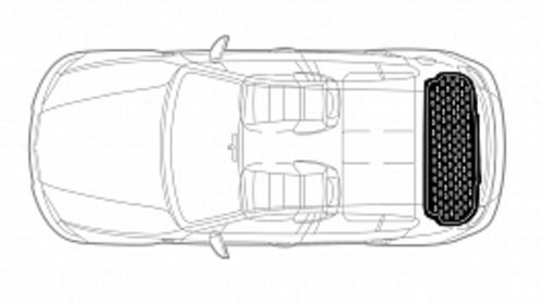 Covor portbagaj tavita Nissan Leaf II (ZE1) 2