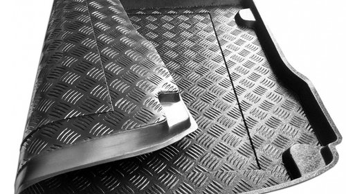 Covor / Tavita portbagaj VW Sharan II 2010-2022 (7 locuri) - cu randul 3 de scaune nepliat - REZAW PLAST