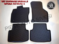 Covorase auto originale Skoda Octavia 3 2013-2019