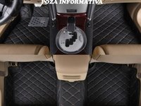 Covorase auto PREMIUM LUX Audi A6 C7 2011-2018 cusatura BEJ AL-130818-7