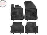 Covorase interior cauciuc tip tava negru Dacia JOGGER version 5 passenger 2021 - 4-Piese