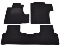 Covorase mocheta Honda Cr v 2007-2012 Negre, set de 3 bucati