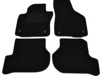 Covorase mocheta Seat Leon 9/2005-05.2012 Negru, set de 4 bucati