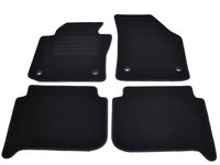 Covorase mocheta VW Touran 05/2003- cu fixare in podea OVALA Negru, set de 4 bucati