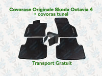 Covorase Originale Skoda Octavia 4 + covoras tunel + Transport Gratuit