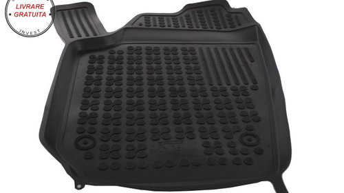 Covorase Presuri Auto Negru din Cauciuc SEAT Cordoba 2002-2009, Ibiza 03/2002-2008; compatibil cu SKODA Fabia I 12/1999-02/2007; compatibil cu VW Polo 2002-2009