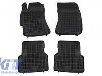 Covorase Presuri Auto Negru din Cauciuc compatibil cu SUBARU FORESTER II (2002-2008)